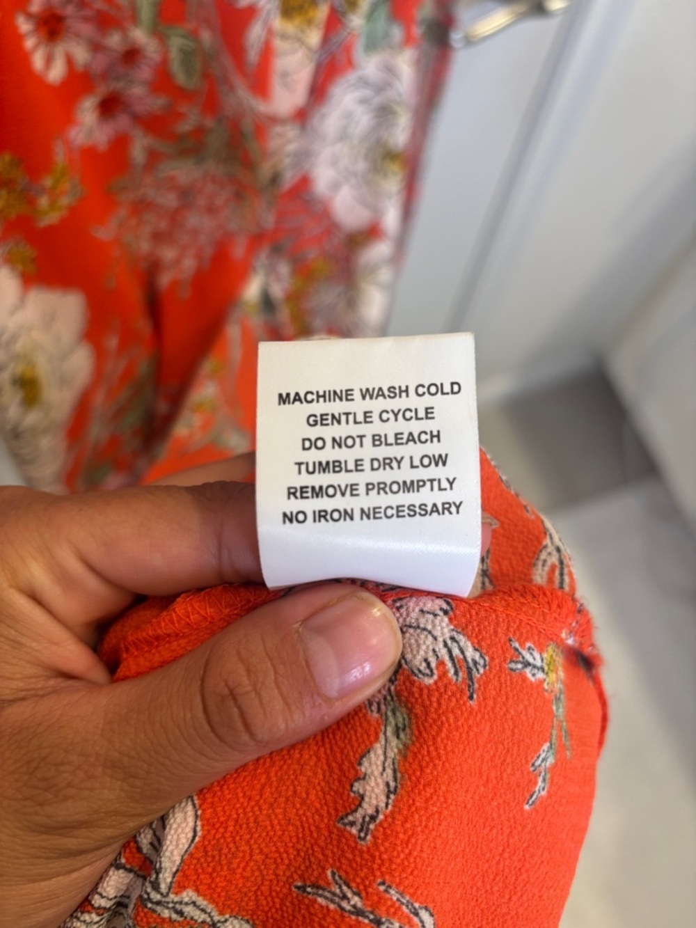 Superfoxx Floral Wrap Maxi Dress Coral Orange Short Sleeve Size Small - Picture 5 of 5